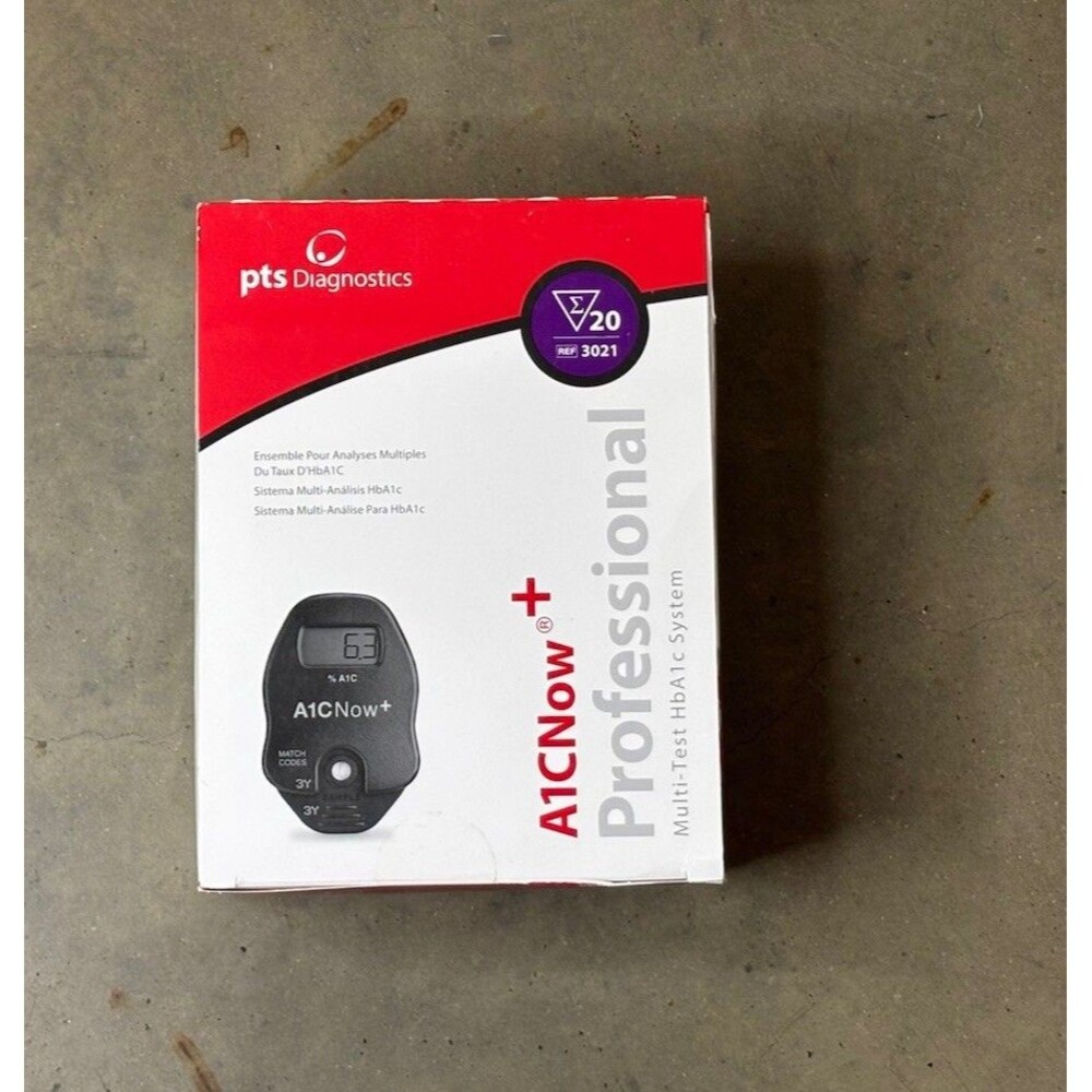 New PTS Diagnostics A1CNow+ Testing Kit Multi-Test HbA1c System EXP 1/25/2025